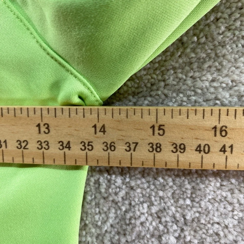Nike‎ Hoodie Kids XS Neon Green Therma-FIT Fleece Graphic Sweatshirt 678593-367